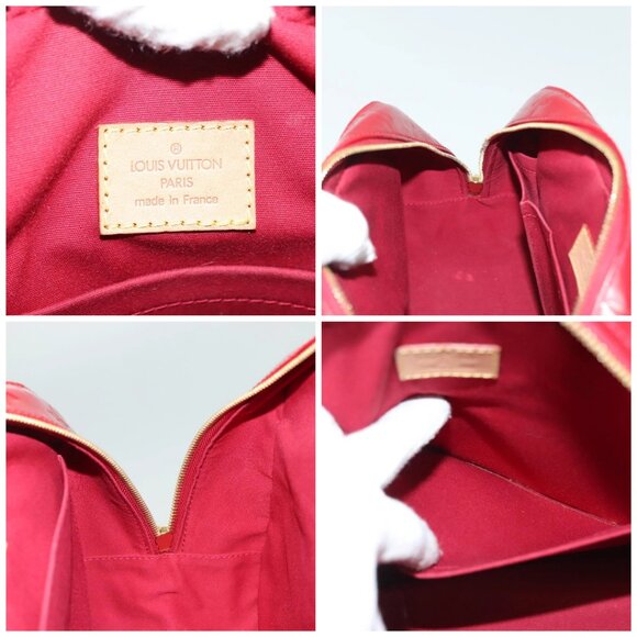 LOUIS VUITTON Monogram Vernis Summit Drive Bag Pomme D'amour - Picture 15 of 16
